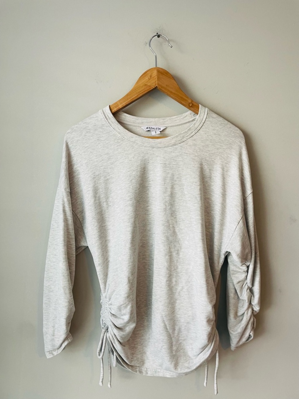 Athleta Studio Cinch Side Sweatshirt
